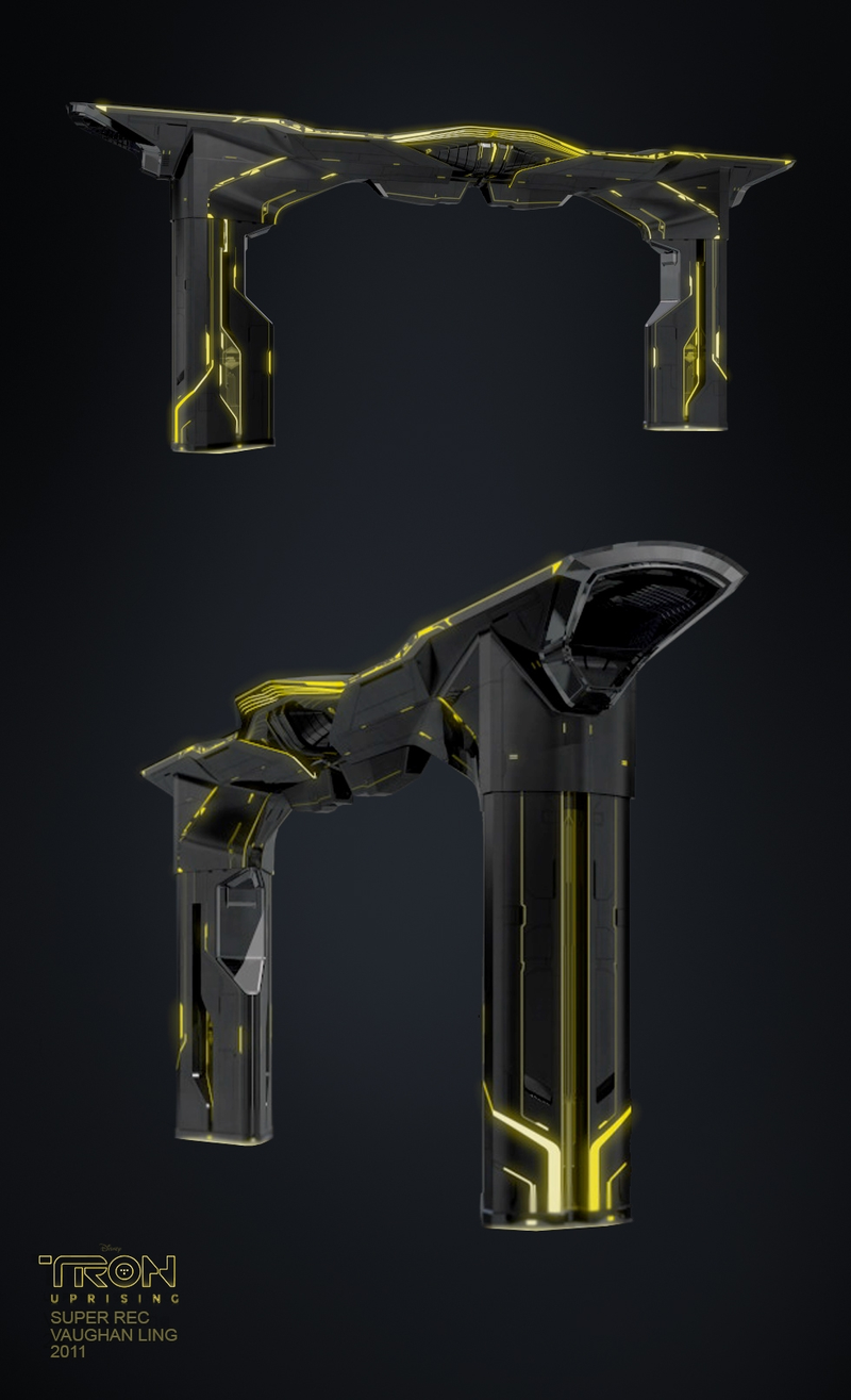 Illustration for article titled Tron: Uprising Vehicle Designs